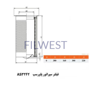 فیلتر سپراتور پاورسپ AS3242