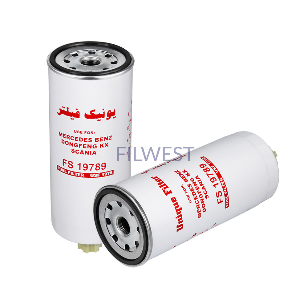 فیلتر آبگیر گازوئیل دانگ فنگ KX، مرسدس بنز، اسکانیا (با شیر تخلیه) یونیک