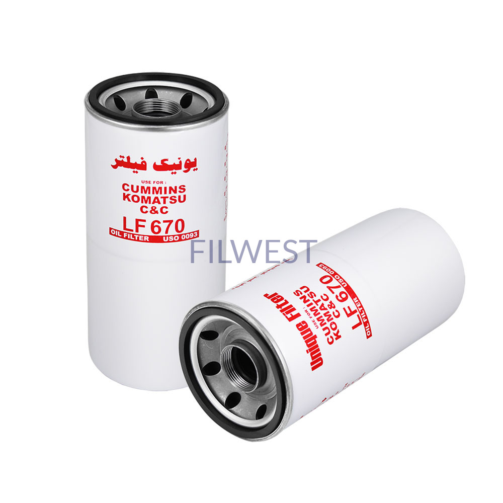 فیلتر روغن کوماتسو (دوپله کوتاه)، کامیون (C&C)، دافران، دیما، فوتون، امپاور BD500 یونیک
