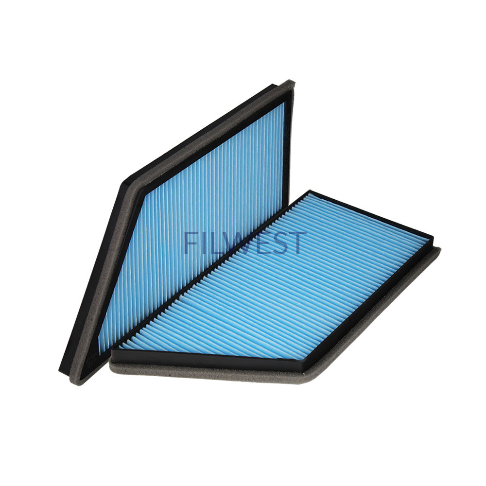 فیلتر کابین پژو  206 و 207 (با کاغذ آبی رنگ مخصوص) یونیک