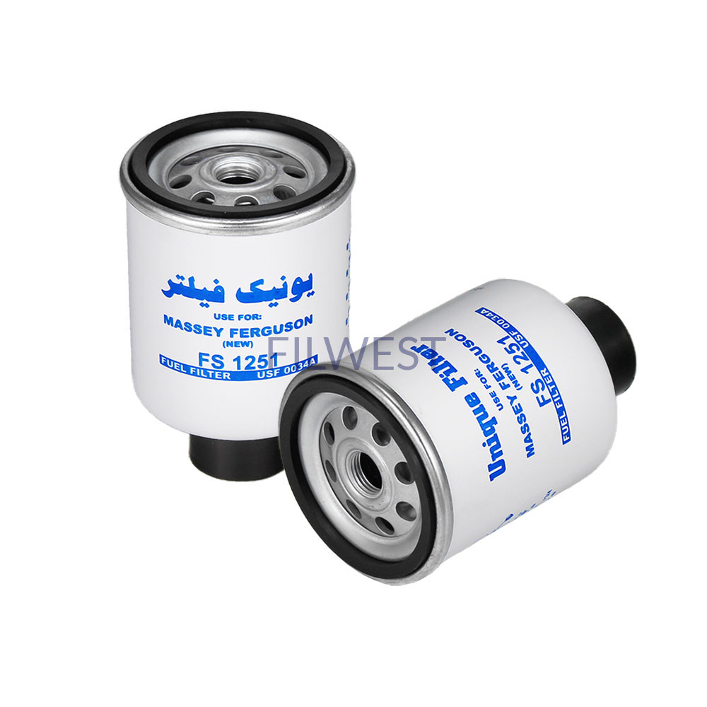 فیلتر گازوئیل تراکتور مسی فرگوسن 285 جدید، بادوین ویچای 160 کاوا، باب کت 250، تراکتور نیوهلند T6090 (شیرتخلیه) یونیک
